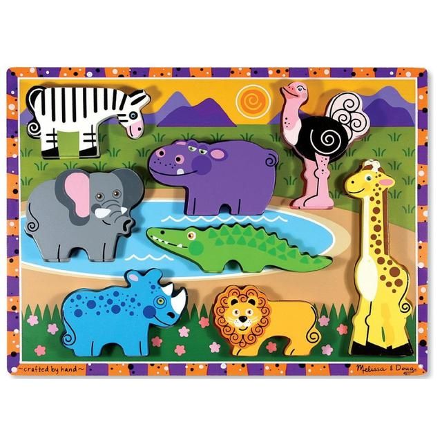 Melissa &amp;amp; Doug Safari Chunky Puzzle