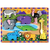 Melissa &amp;amp; Doug Safari Chunky Puzzle