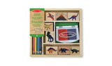 Melissa &amp;amp; Doug Wooden Dinosaur Stamp Set