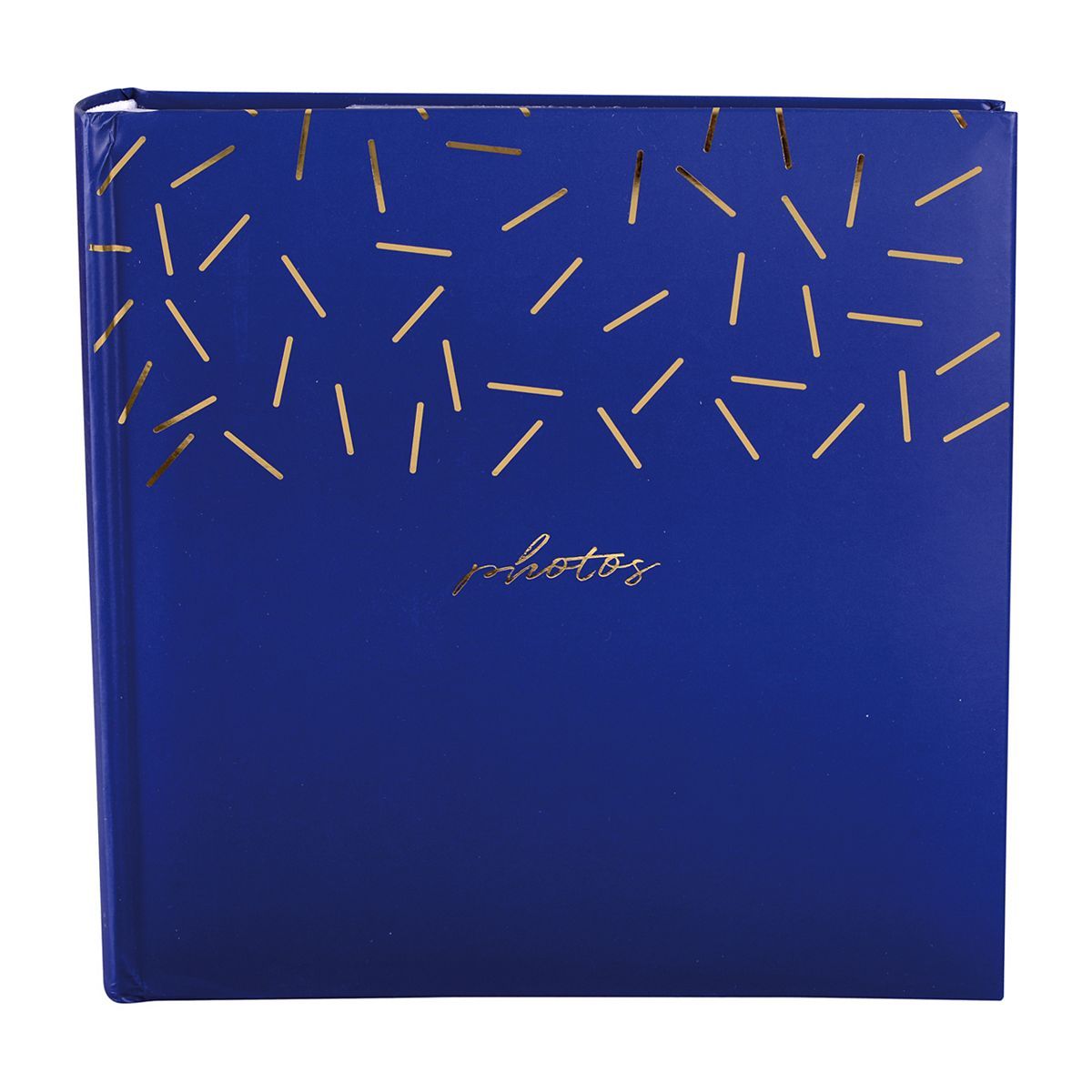 Memo Navy &amp;amp; Gold Confetti Photo Album 6x4 - 140 Photos
