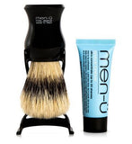 men-&amp;uuml; Black Barbiere Pure Bristle Shaving Brush with stand &amp;amp; free 15ml shave cr&amp;egrave;me buddy tube