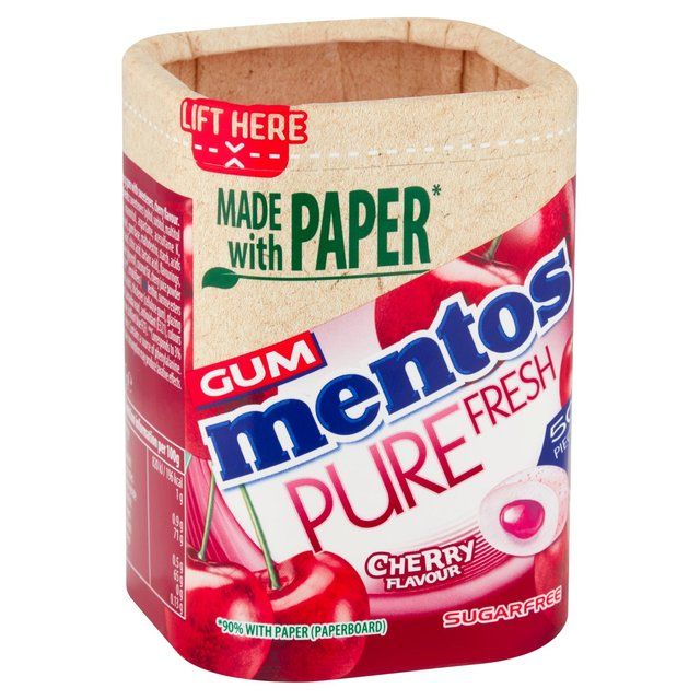 Mentos Gum Pure Fresh Cherry Chewing Gum   97g