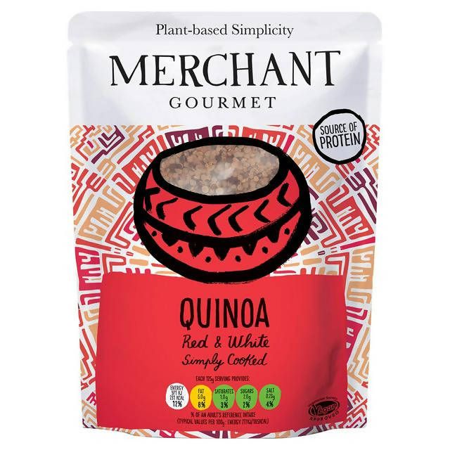 Merchant Gourmet Simply Cooked Red &amp;amp; White Quinoa 250g