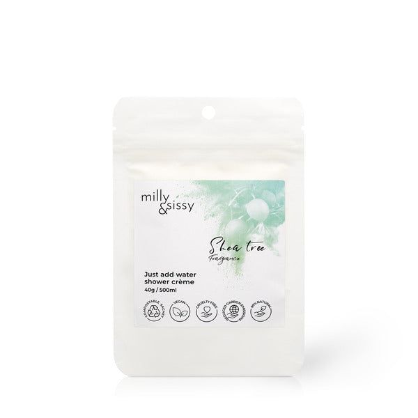 milly&amp;amp;sissy Zero Waste Body Wash Shea Tree Refill 40g