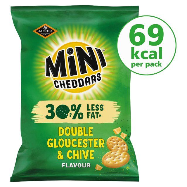 Mini Cheddars 30% Less fat Gloucester &amp;amp; Chive   115g