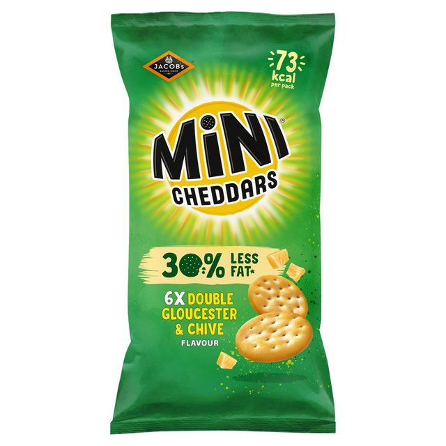 Mini Cheddars 30% Less fat Gloucester &amp;amp; Chive Multipack   6 per pack