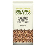 Mintons Good Food Organic Peanuts Paleskin   500g