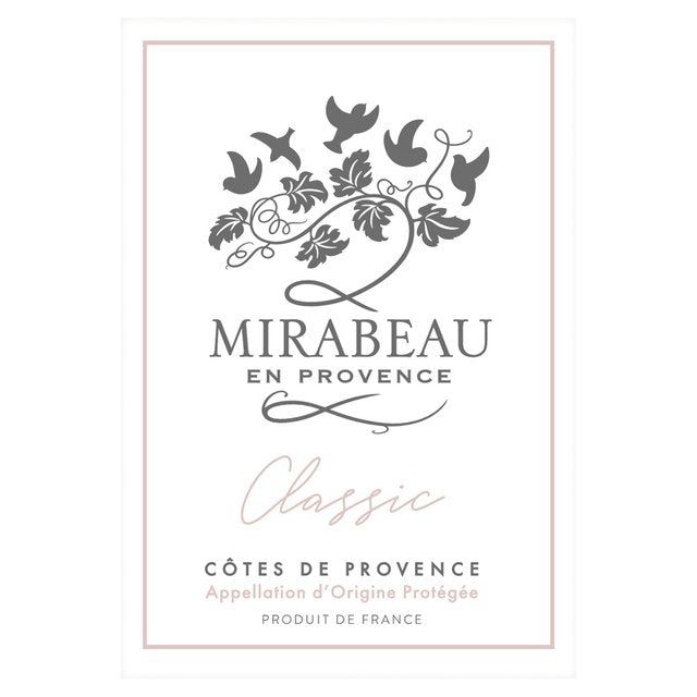 Mirabeau Classic Cotes de Provence Rose   75cl
