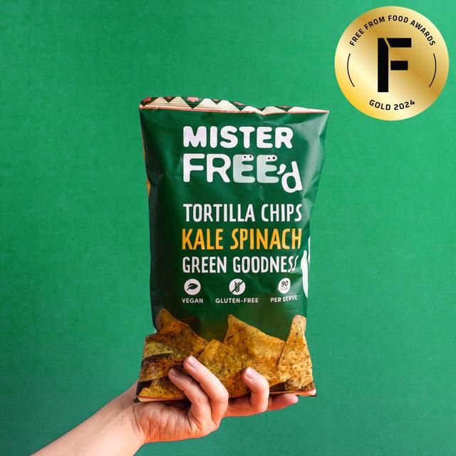 Mister Free'd Tortilla Chips with Kale Spinach   135g