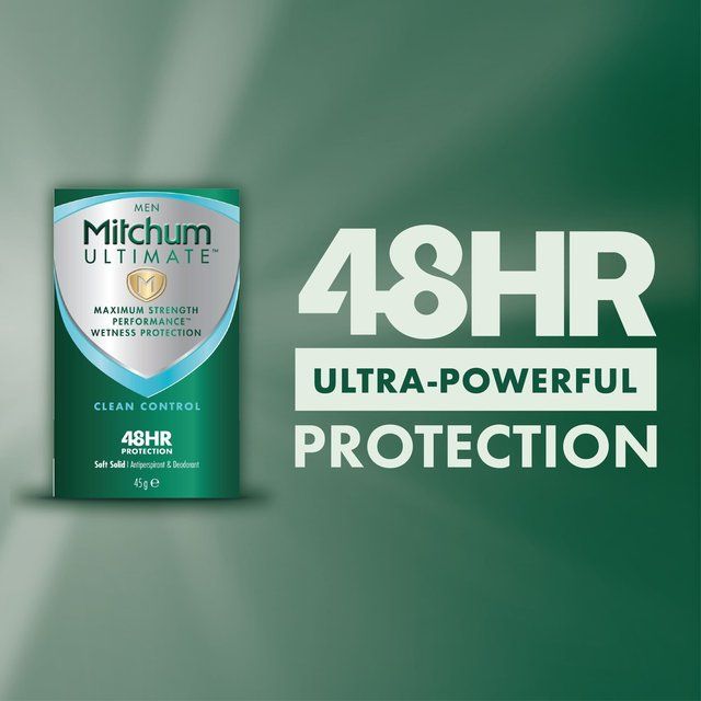 Mitchum Men Ultimate Clean Control Cream Antiperspirant Deodorant   45g