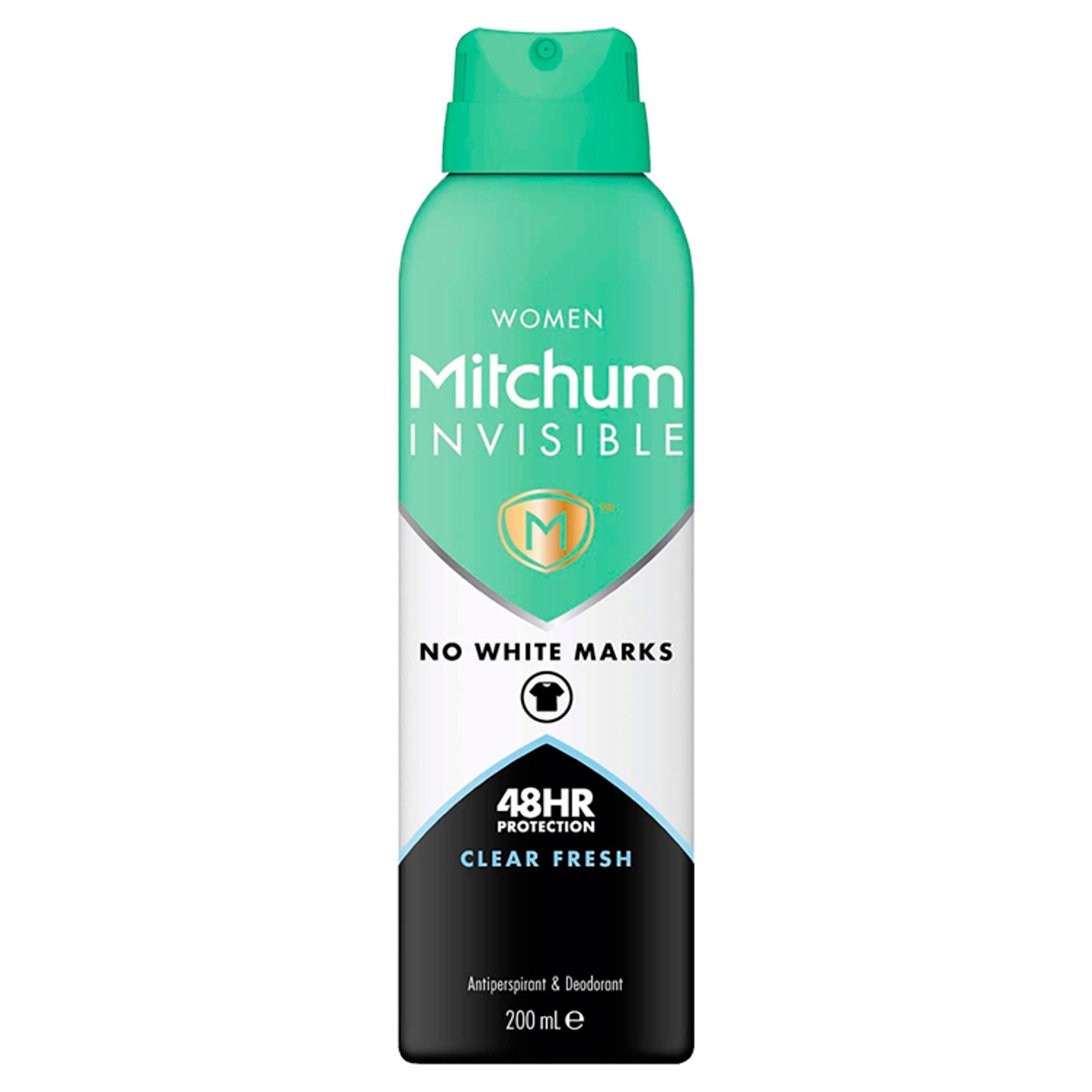 Mitchum Women Invisible 48HR Protection Clear Fresh Antiperspirant &amp;amp; Deodorant Roll-On 100ml