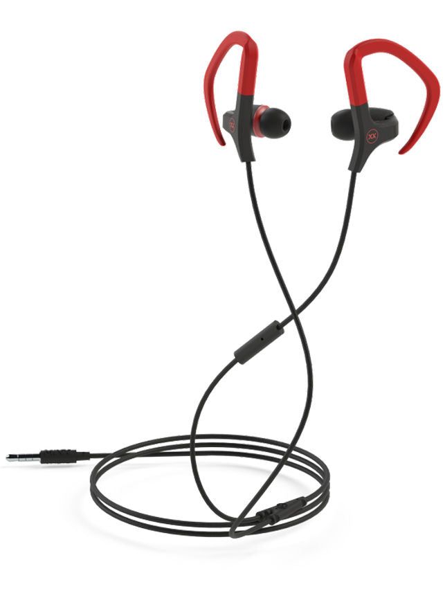Mixx Cardio Sports Earphones &amp;ndash; Black &amp;amp; Red