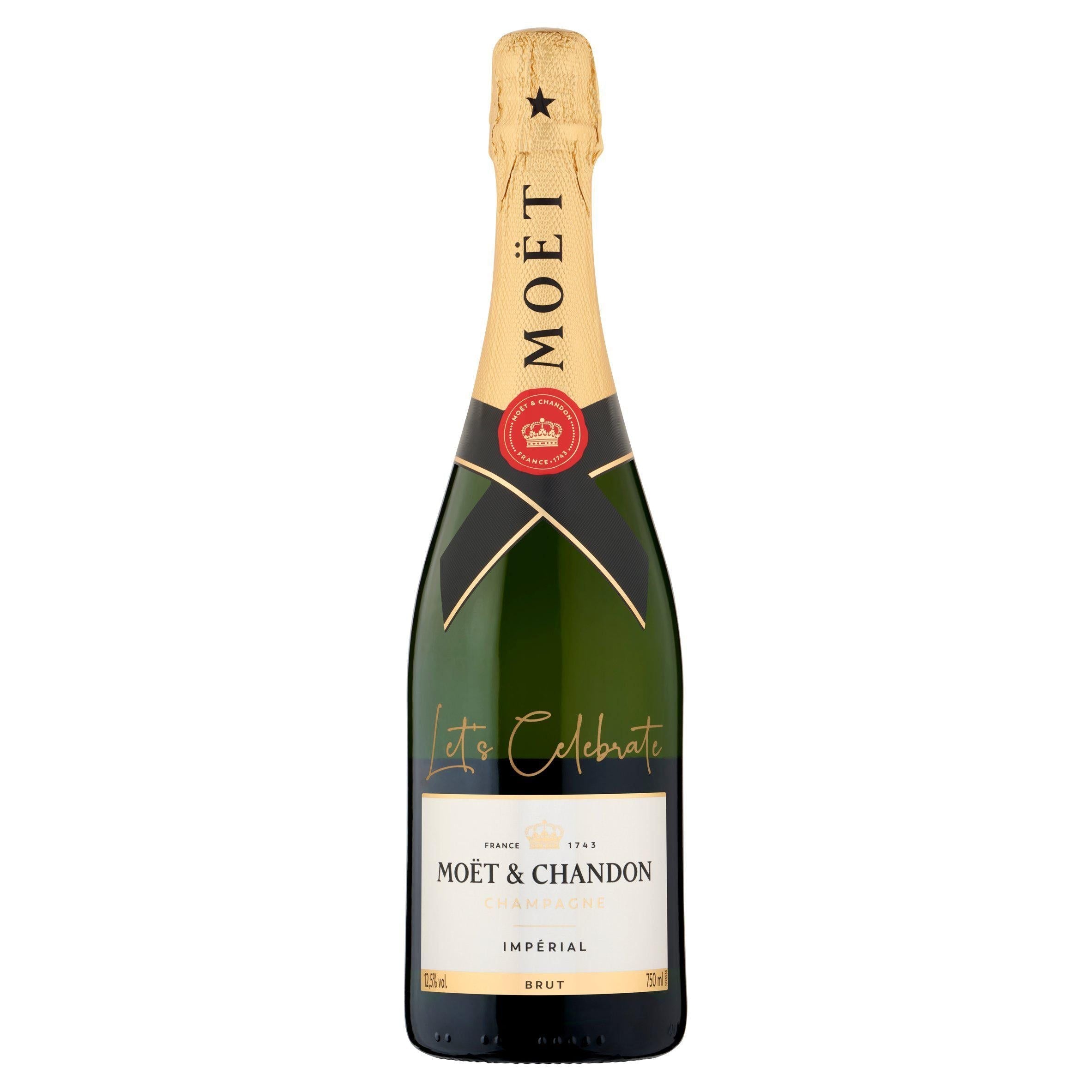 Mo&amp;euml;t &amp;amp; Chandon Imp&amp;eacute;rial Brut Champagne, Let's Celebrate 75cl