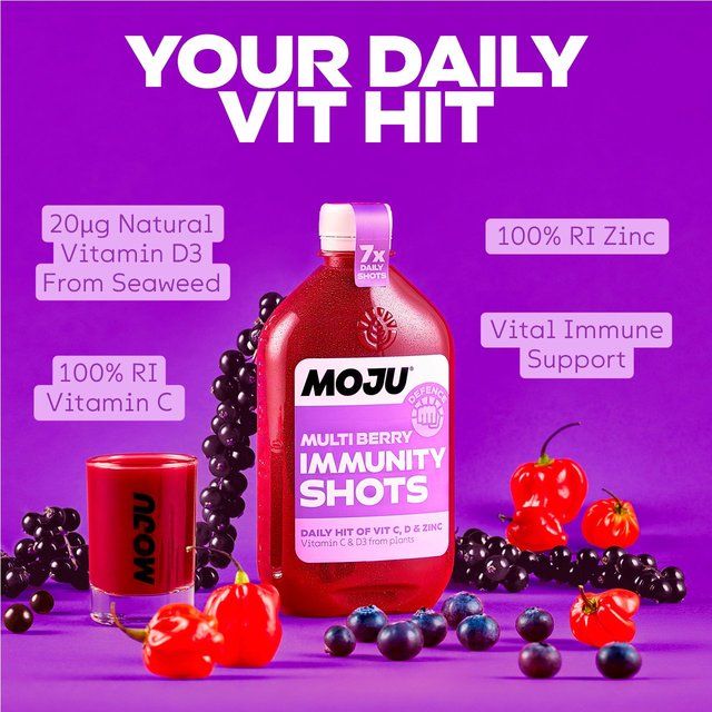 MOJU MultiBerry Immunity Dosing Bottle 7x Shots   420ml