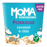 MOMA Coconut &amp;amp; Chia Jumbo Oat Porridge Pot Gluten Free Vegan   55g