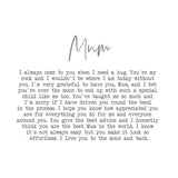 Moments Stoneware Mug - Mum