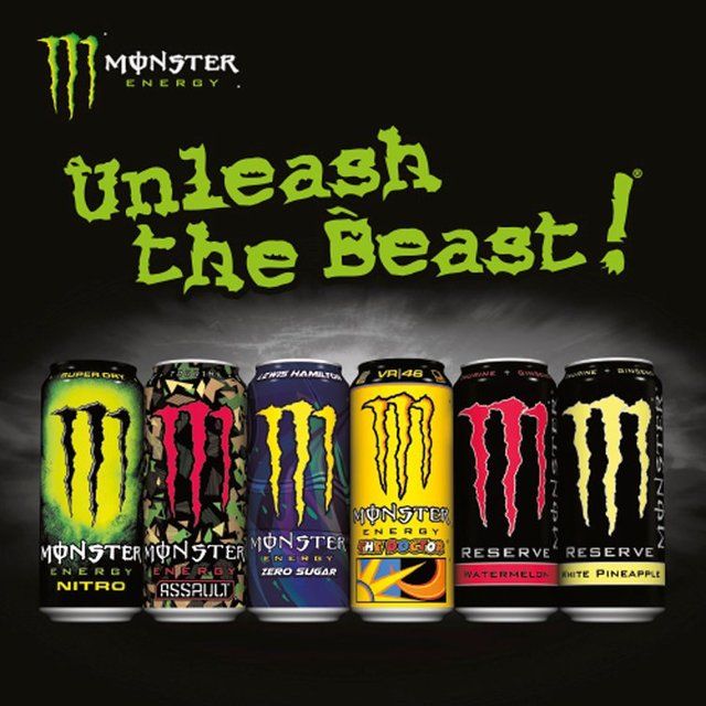 Monster Energy Drink Lewis Hamilton Zero Sugar   4 x 500ml
