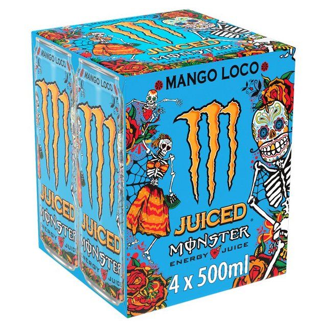 Monster Energy Drink Mango Loco   4 x 500ml