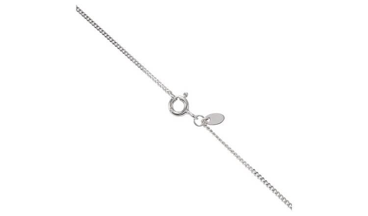 Moon &amp;amp; Back Sterling Silver 'Best Nan Ever' Pendant Necklace