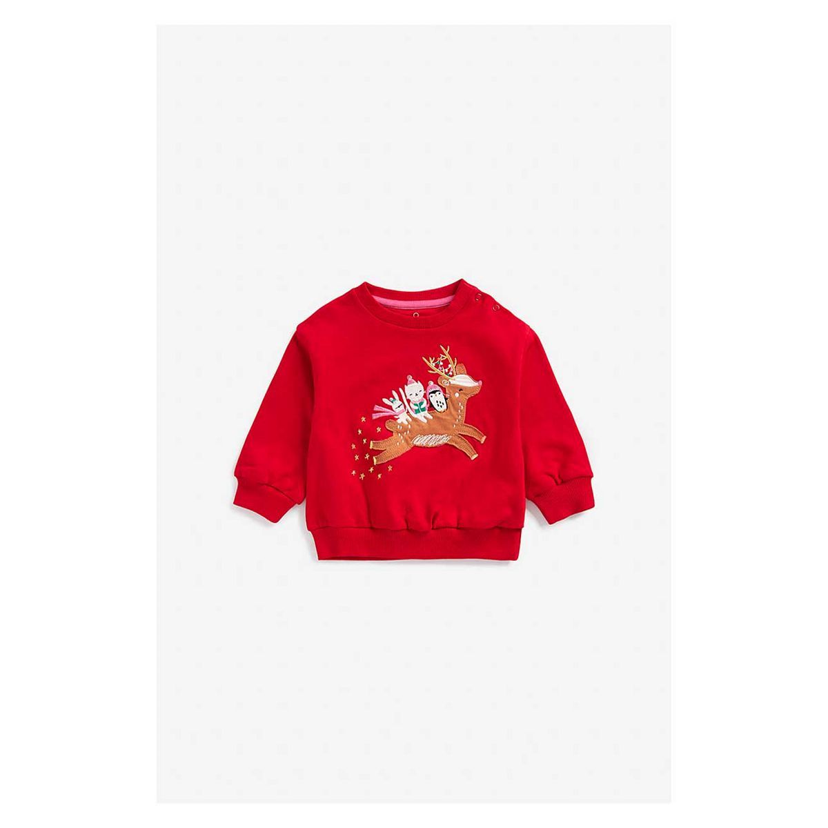 Mothercare Festive Red Sweat Top