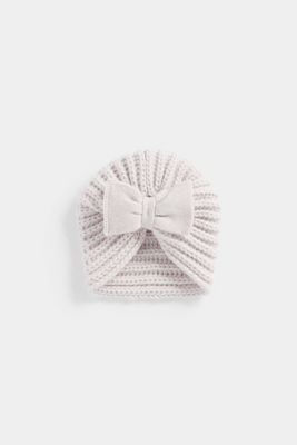 Mothercare Knitted Baby Hat with Bow