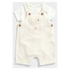 Mothercare My First Bibshorts and Bodysuit Set