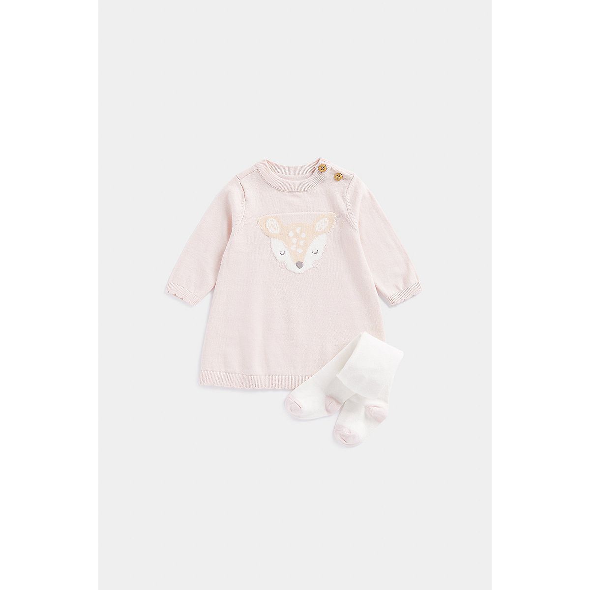 Mothercare My First Knitted Dress and Tights Set