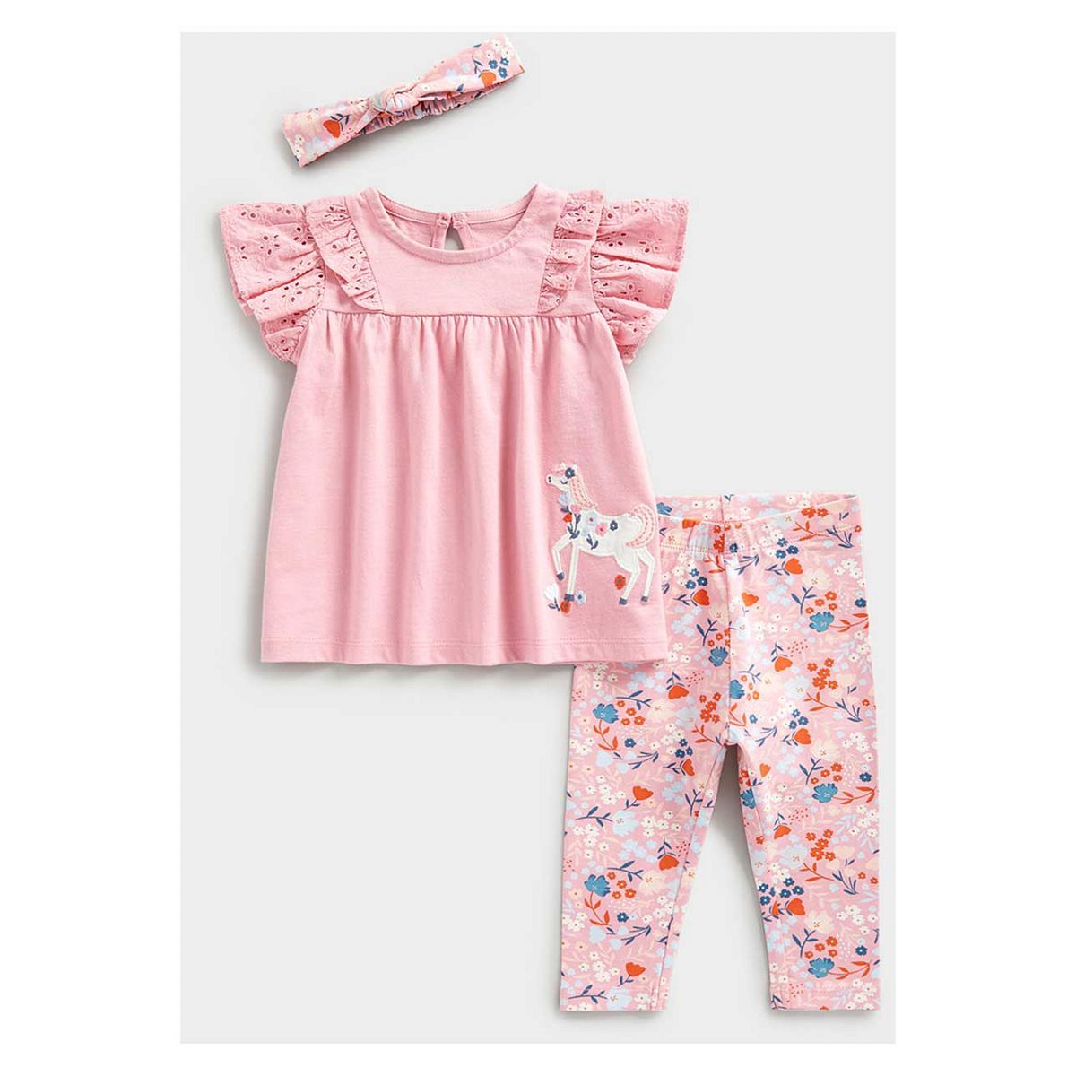 Mothercare Top, Leggings and Headband Set