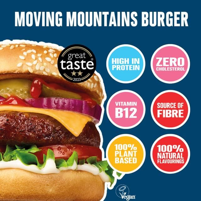 Moving Mountains Plant-Based Burger    2 x 113g