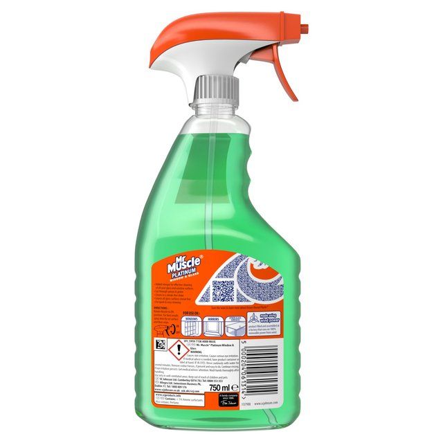 Mr Muscle Platinum Window &amp;amp; Glass Spray   750ml