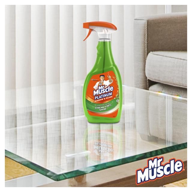 Mr Muscle Platinum Window &amp;amp; Glass Spray   750ml
