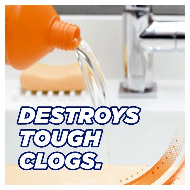 Mr Muscle Power Gel Drain &amp;amp; Sink Unblocker Twin Pack   2 x 1L