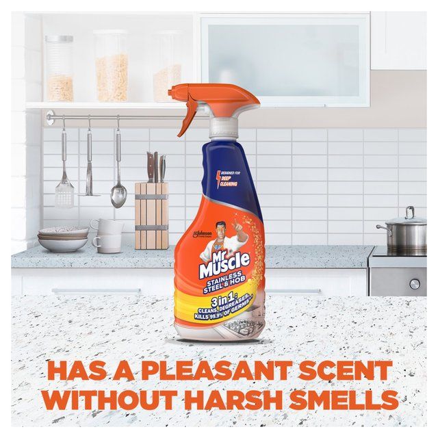 Mr Muscle Stainless Steel &amp;amp; Hob Cleaner   530ml