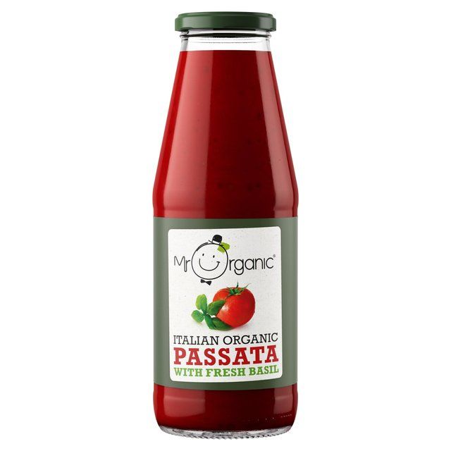 Mr Organic Italian Passata &amp;amp; Basil   690g