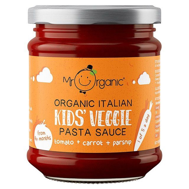 Mr Organic Kids Pasta Sauce Tomato Carrot &amp;amp; Parsnip   200g