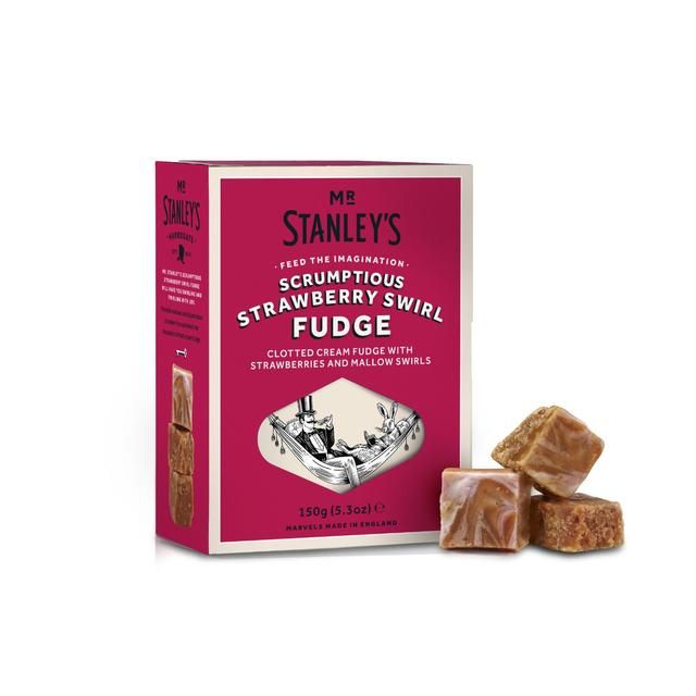 Mr Stanley's Strawberries &amp;amp; Cream Fudge   150g