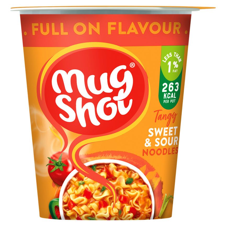 Mug Shot On The Go! Noodles Spicy Sweet &amp;amp; Sour