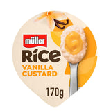 M&amp;uuml;ller Rice Vanilla Custard Low Fat Pudding Dessert 170g