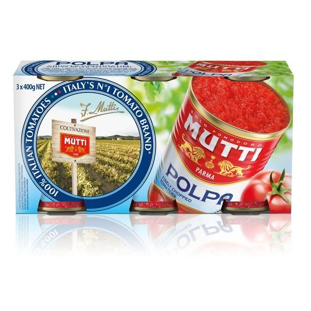 Mutti Finely Chopped Tomatoes   3 x 400g