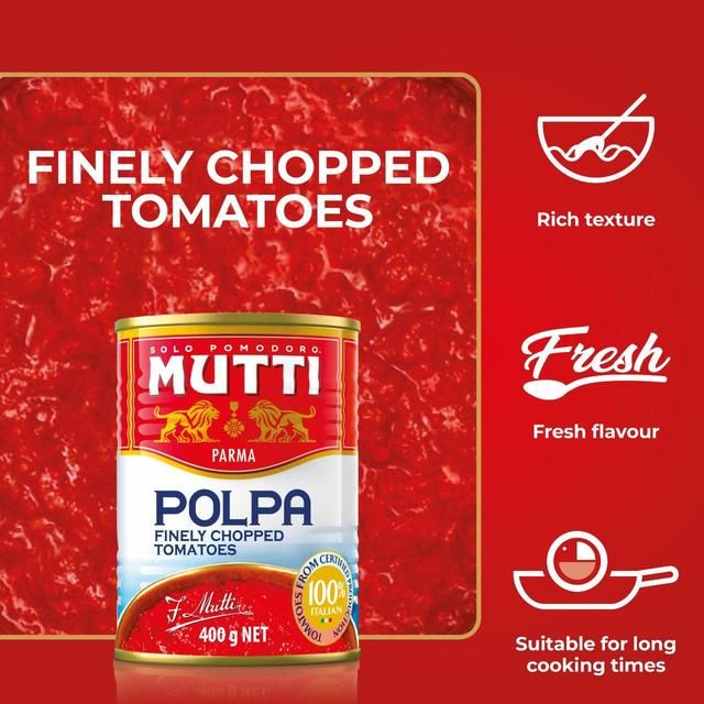 Mutti Finely Chopped Tomatoes   3 x 400g