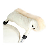 My Babiie Fur Trimmed Cream Pushchair Handmuff