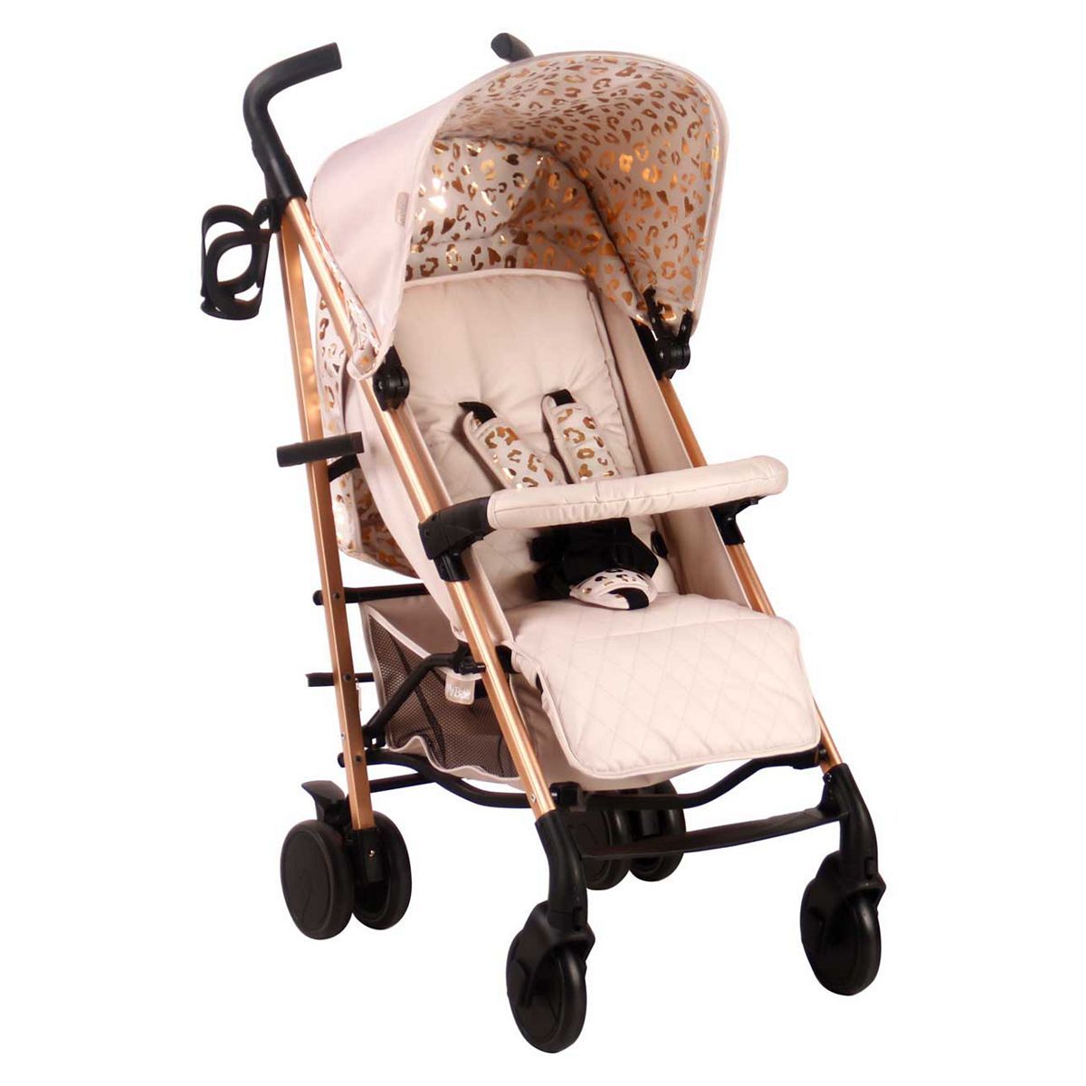 My Babiie MB51 Believe Stroller - Blush Leopard