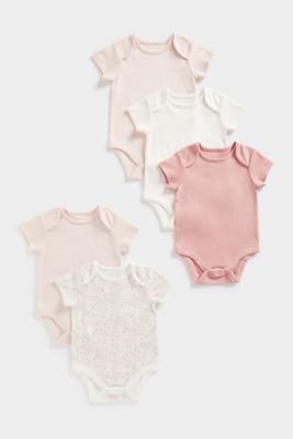 My First Short-Sleeved Bodysuits - 5 Pack