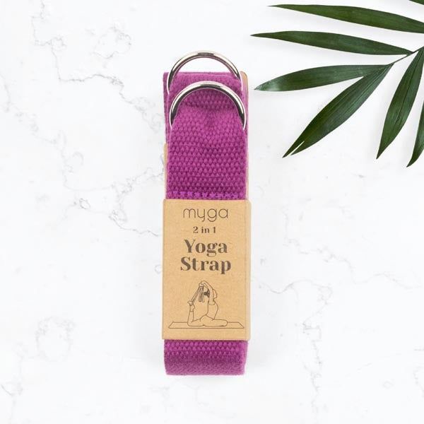 Myga 2 In 1 Yoga Belt &amp;amp; Sling - Plum