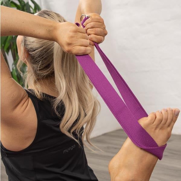 Myga 2 In 1 Yoga Belt &amp;amp; Sling - Plum
