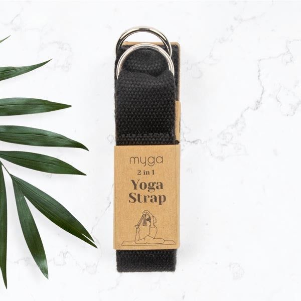Myga 2 In 1 Yoga Belt &amp;amp; Sling - Plum Black