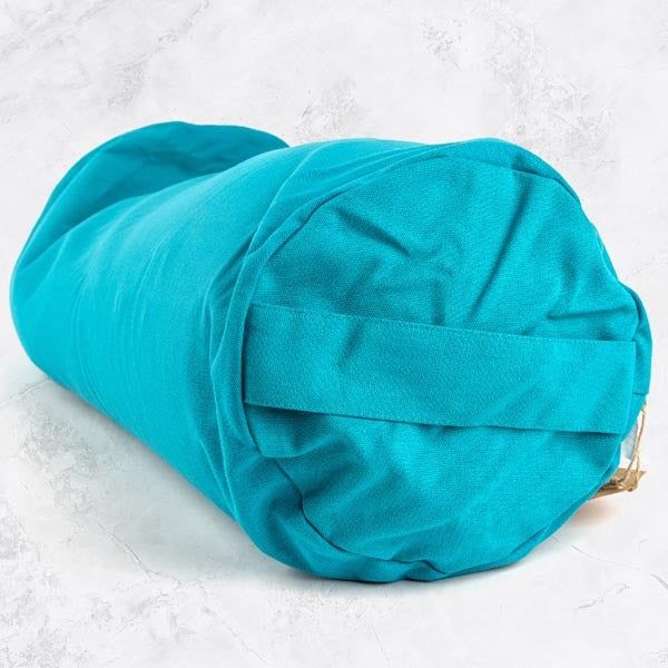 Myga Buckwheat Support Bolster Pillow - Turquoise