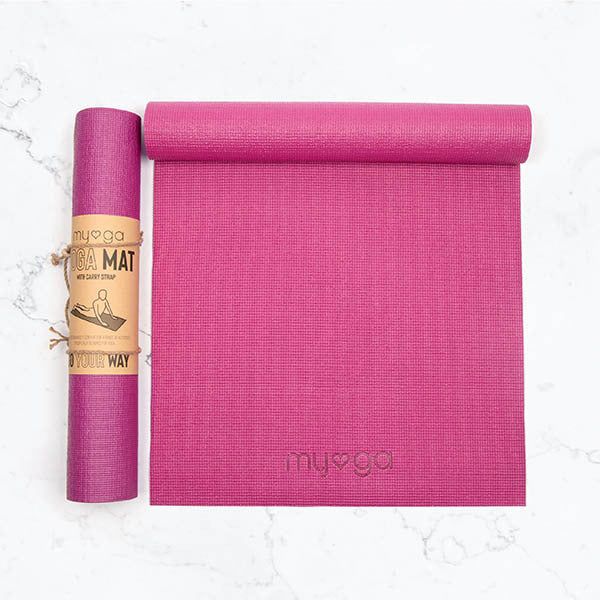 Myga Entry Level Yoga Mat - Green Plum