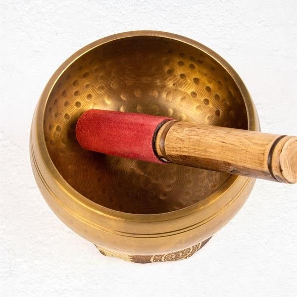 Myga Hammered Brass Singing Bowls - Small (12cm)