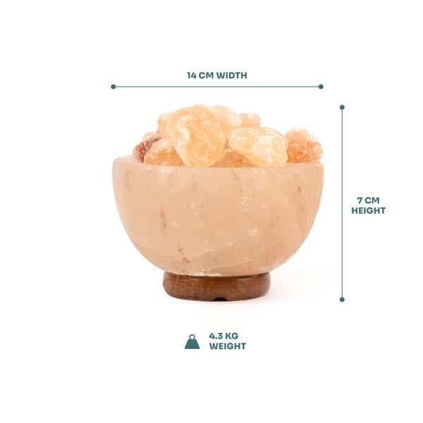 Myga Himalayan Fire Bowl Salt Lamp 3-5kg